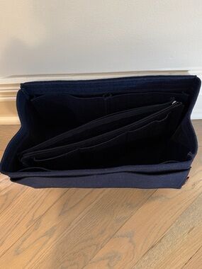 bags / purse Navy Felt Organizer Insert Bag